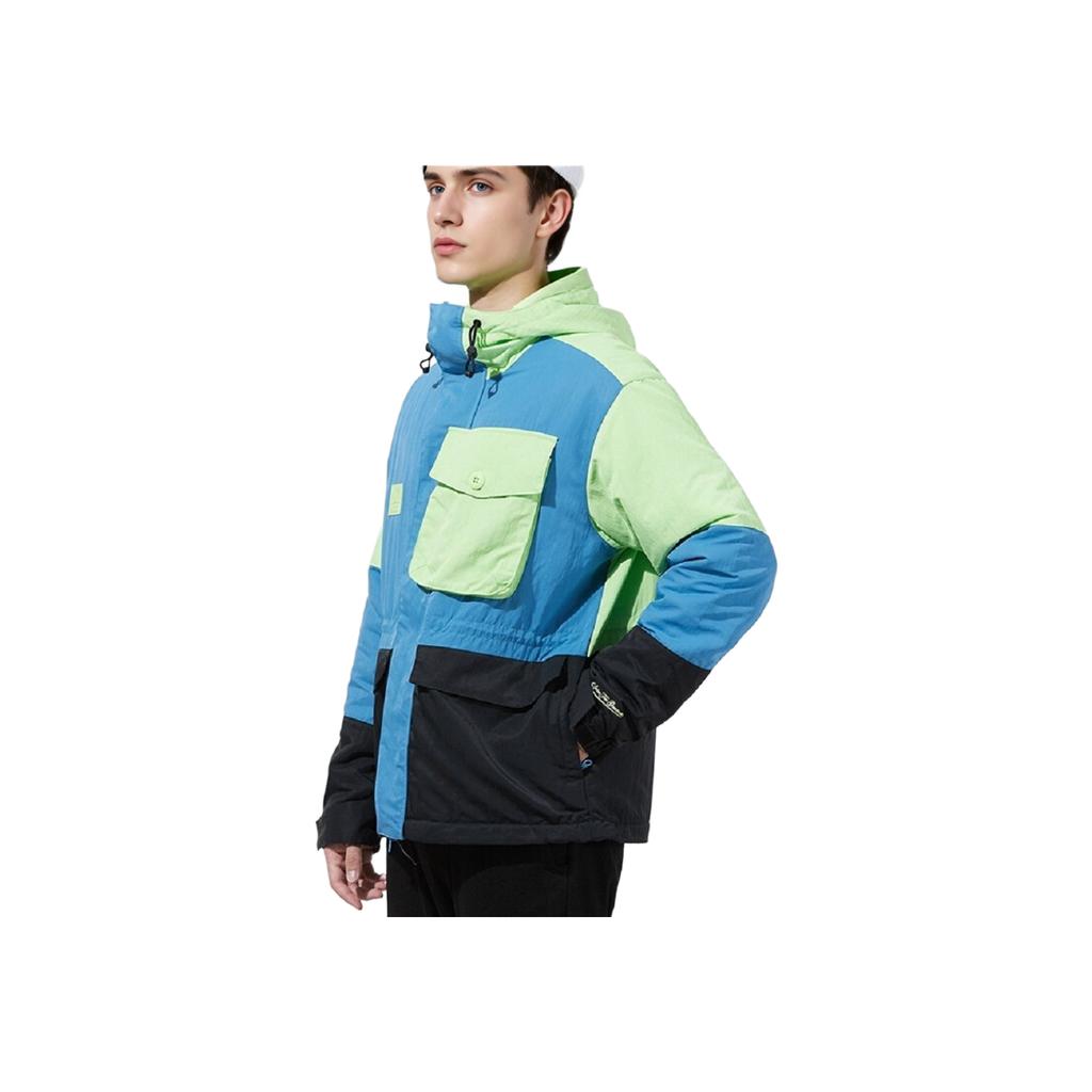 Nike Jachetă Premium Lebron cu Glugă, Rezistentă la Vânt, cu Buzunare Multiple, Bumbac, Bărbați, Îmbrăcăminte Exterioară, Albastru, DA6714-345