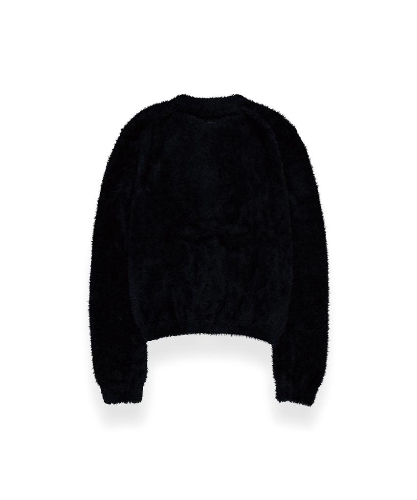 R-4 R-0056 / Fur Knit(Black)