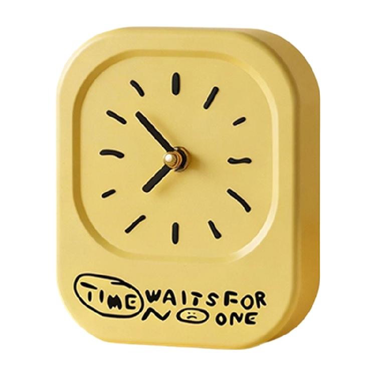 

Battery Operated Desk Clocks Silents No Ticking Analog Small Clock Decorative Tabletop Clock for Bedside Bedroom Kitchen