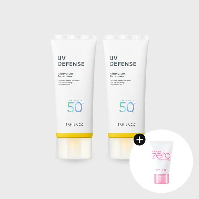 [2PACK] UV Defense Waterproof Sunscreen (100mx2)