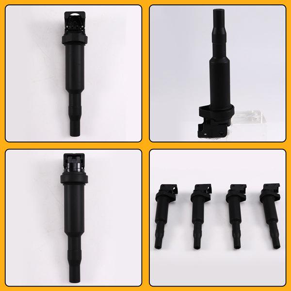 Ignition Coils 0221504467 & 0221504470 for BMW, MINI, & Peugeot - Set of 4
