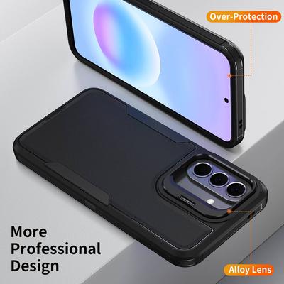 For Samsung Galaxy A57 A56 A37 A36 A26 A17 A16 A15 A55 A35 A25 A07 A06 5G Case with Stand, Drop Protection with Camera Control