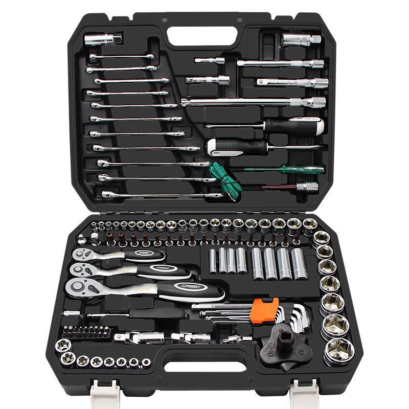 Reed Multi-Function Auto Repair Tool Set - Socket Wrench and Combo Sleeves