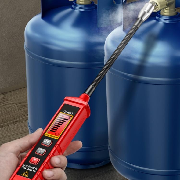 Combustible Gas Leak Detector 300-1000PPM Flexible Portable Natural Gas Detector