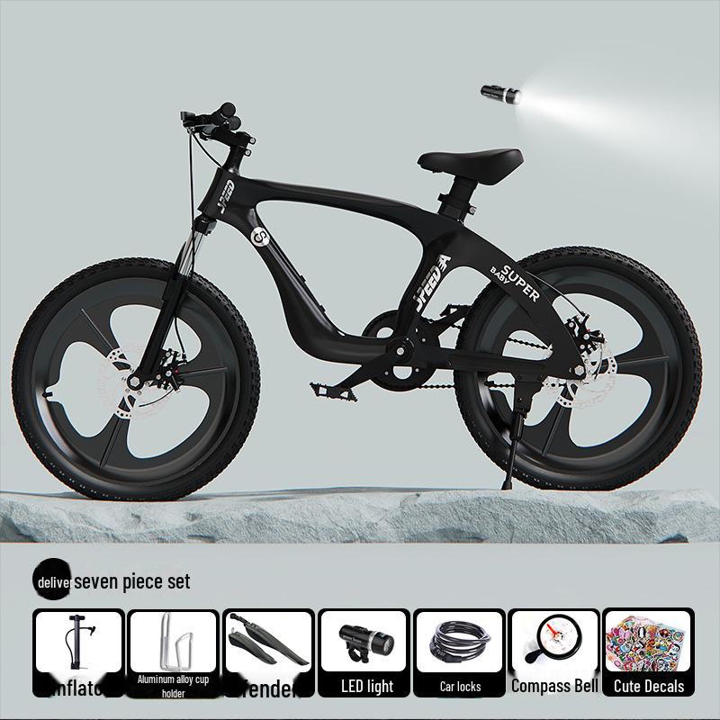 Youth 20  Magnesium Alloy Mountain Bike, Single Speed, Double Disc Brakes, Ages 8-14 20 inch