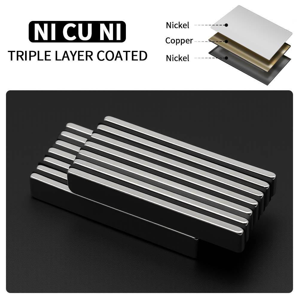 60x10x3mm Powerful Neodymium Magnet N35 NdfeB Permanent Magnetic imanes Block Super Strong Fridge Magnets DIY