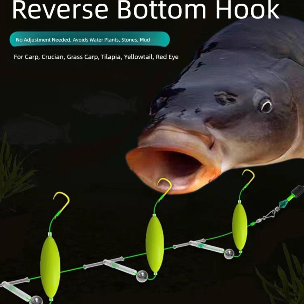 Automatic Flipping Fishing Hair Rigs Hook Suspension Carp Rigs Fishing Lure  Fishing Tackle