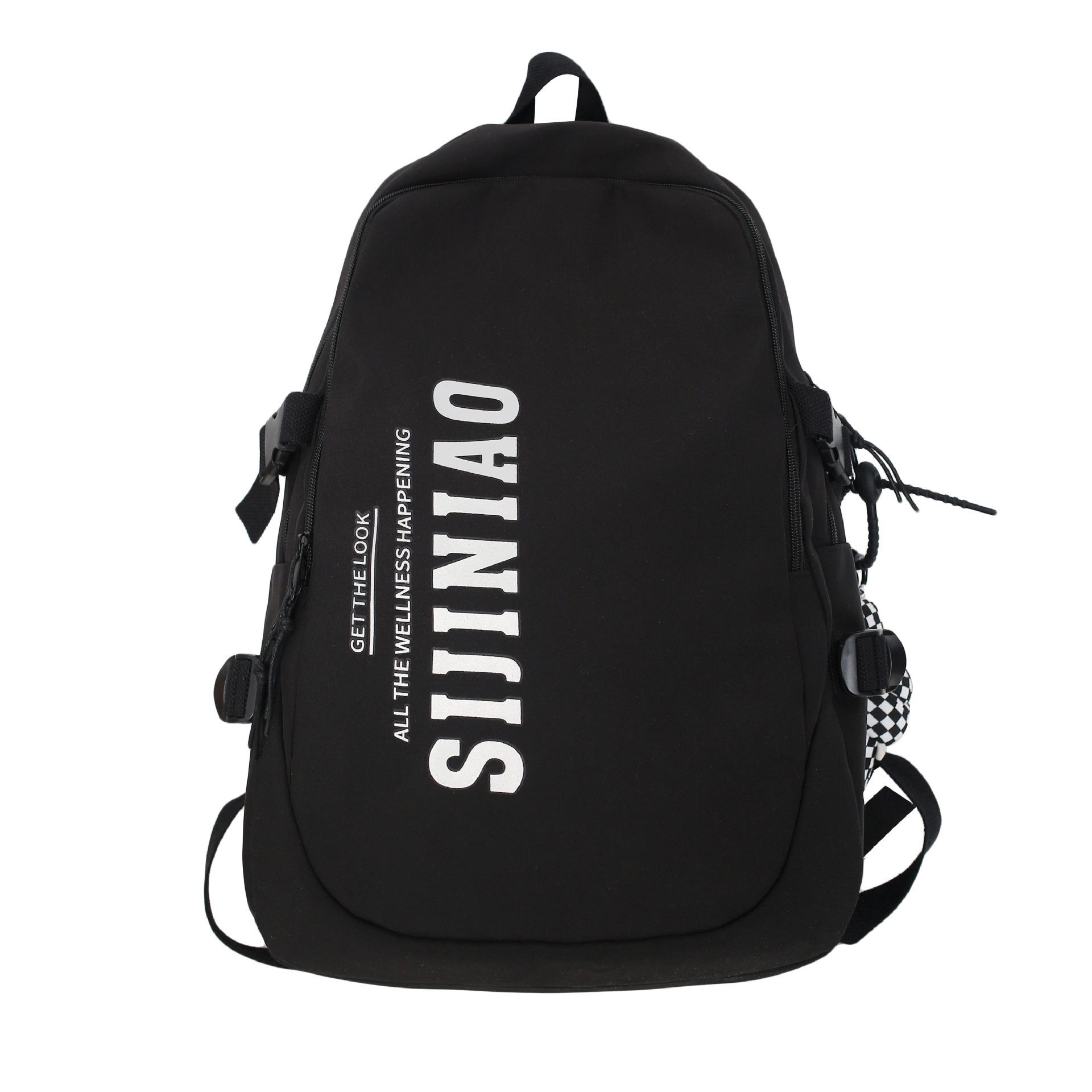 School Bag For Female High School Students Simple Backpack For Junior High School Students Male Junior High School And College Student Laptop 31*12*45cm