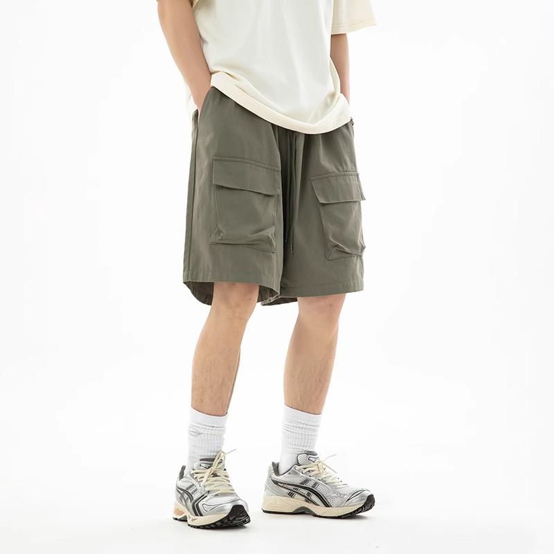 

Мужские модные шорты карго - Mountain System широкие свободные пятиточечные летние брюки 2XL армия зеленый