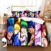 Anime KurokoS Basketball Kuroko Tetsuya Bedding Collection With Bed Linen Cartoon Duvet Cover Collection Pillowcase Twin Size For Boys Bedclothes