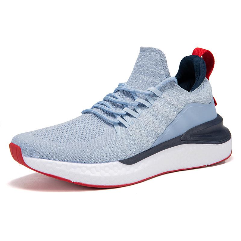 

Large size men s shoes flying woven shoes sports casual shoes lightweight trendy shoes breathable and comfortable running 38 серый