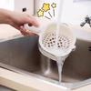 Drain Basket with Ergonomic Handle Thickened Double-Layer Design Kitchen Strainer Bowl Fruit Vegetable Washing Straining Basket