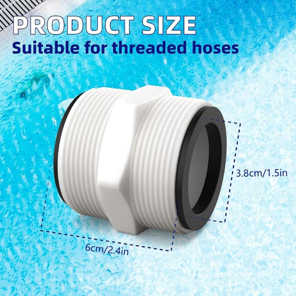 Efficient Pool Hose Accessory Pool Hose Coupling Pool Hose Adapter Easy To Use Hose Fittings Suitable for Pool System