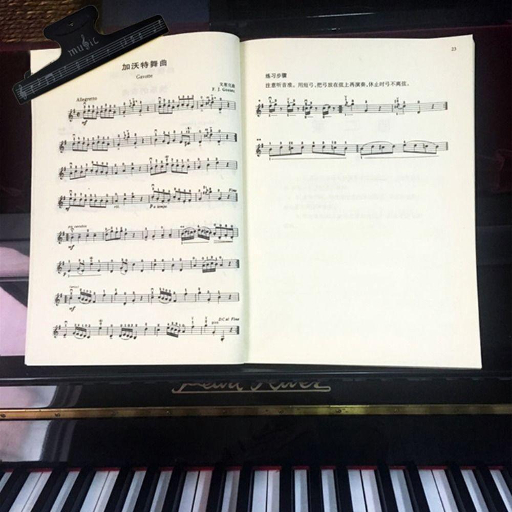 Strong Grip Sheet Music Clip Steel Spring Score Fixed Clips Sheet Piano Practice
