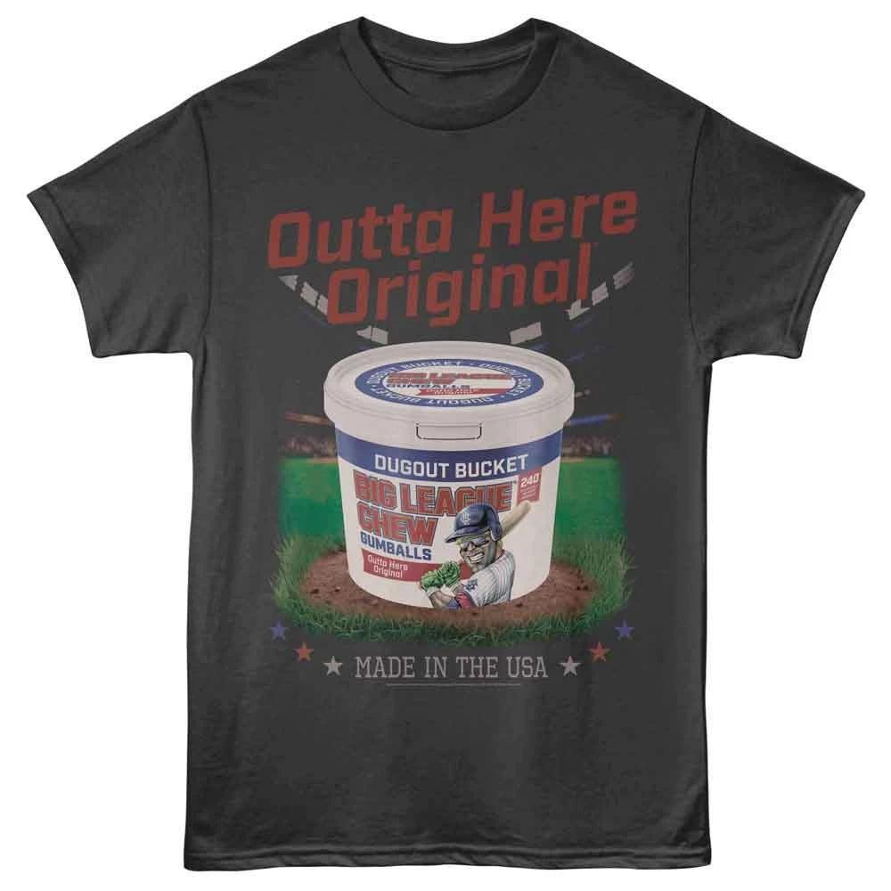 Big League Chew - Dugout Bucket - Front Print Solid Children s T-shirt - Smoke 100