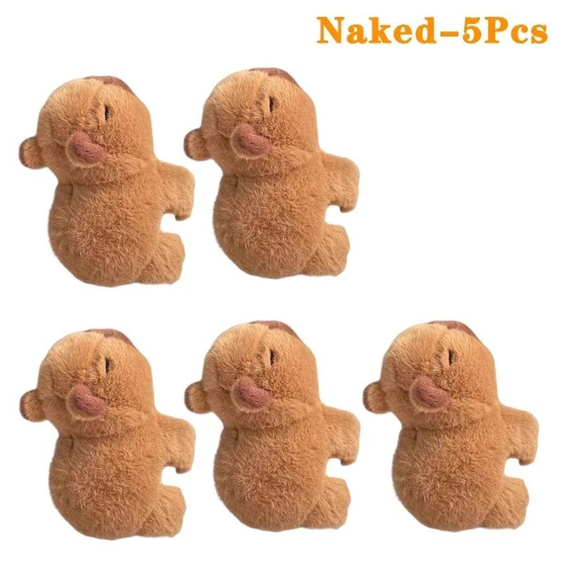 1-10PCS Snap Circle Kapybara Wrist Accessory Doll Doll Water Dolphin Cute Plush Toys Curtains Bicycle Car Party Decorations