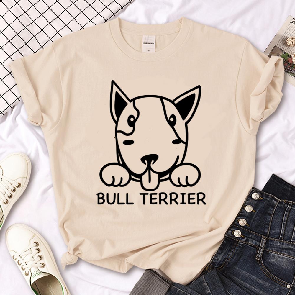 Bull Terrier Top Men Summer Tshirt Boy Manga Harajuku Clothes