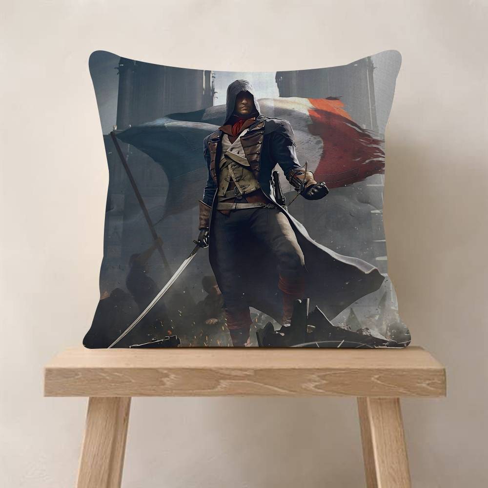 Game AssassinES S CCreed Cushion Cover x Polyester Sofa Cushions Decorative Throw Pillows Home Decoration Pillowcover