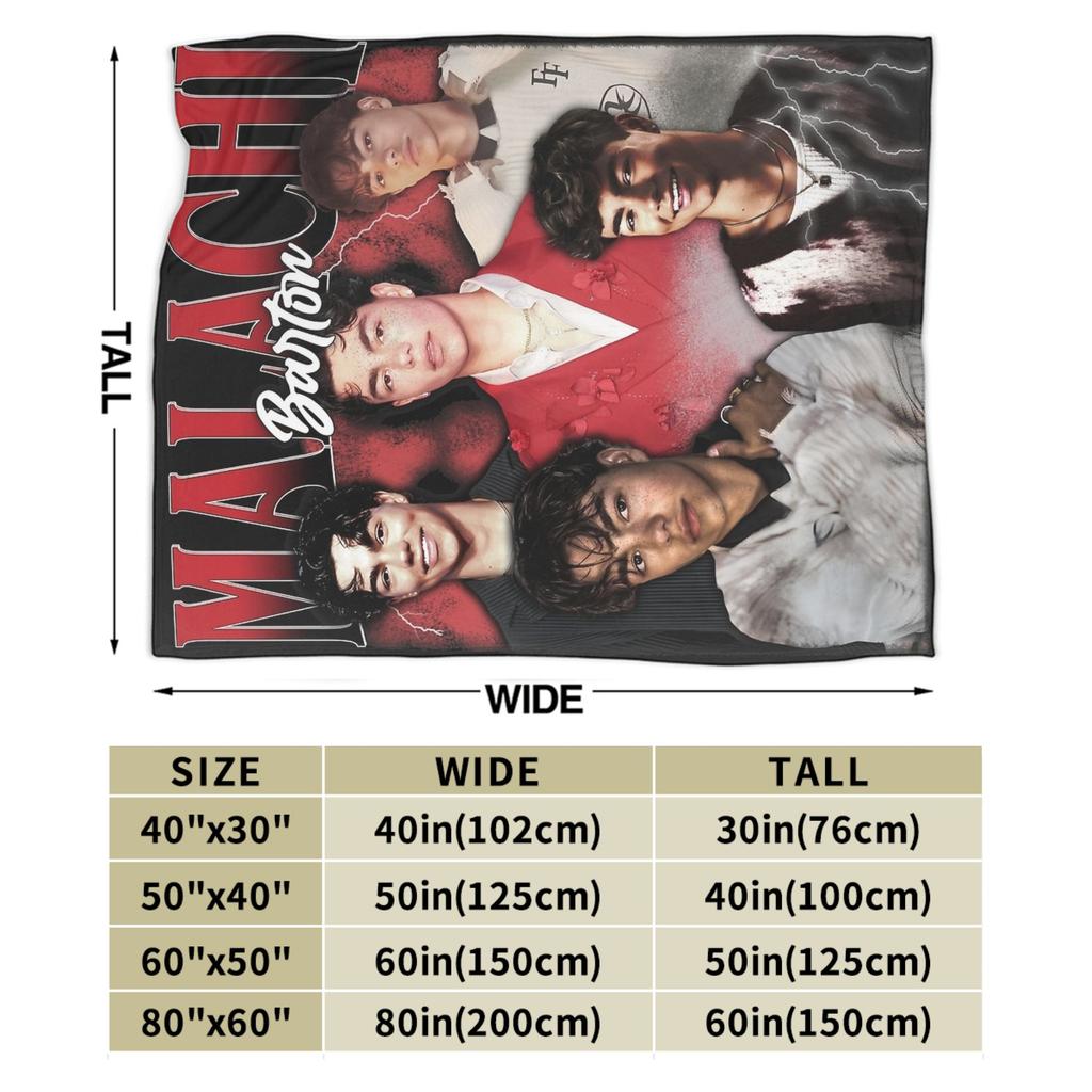 Zombies 4 Vintage Malachi Barton Blanket Flannel Lightweight Throw Blanket for Bedding Couch Bed Rug