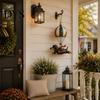 Nostalgic Home Decor Accents Flying Dachshund Hot Air Balloon Hanging Ornament, Vintage Resin Dog Wall Hanger, Small Decorative Figurine for