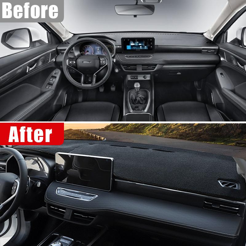For Haval Jolion 2024 2025 Car Dashboard Mat Sun Shade trument Desk Anti-UV Non-Slip Cover Accessories