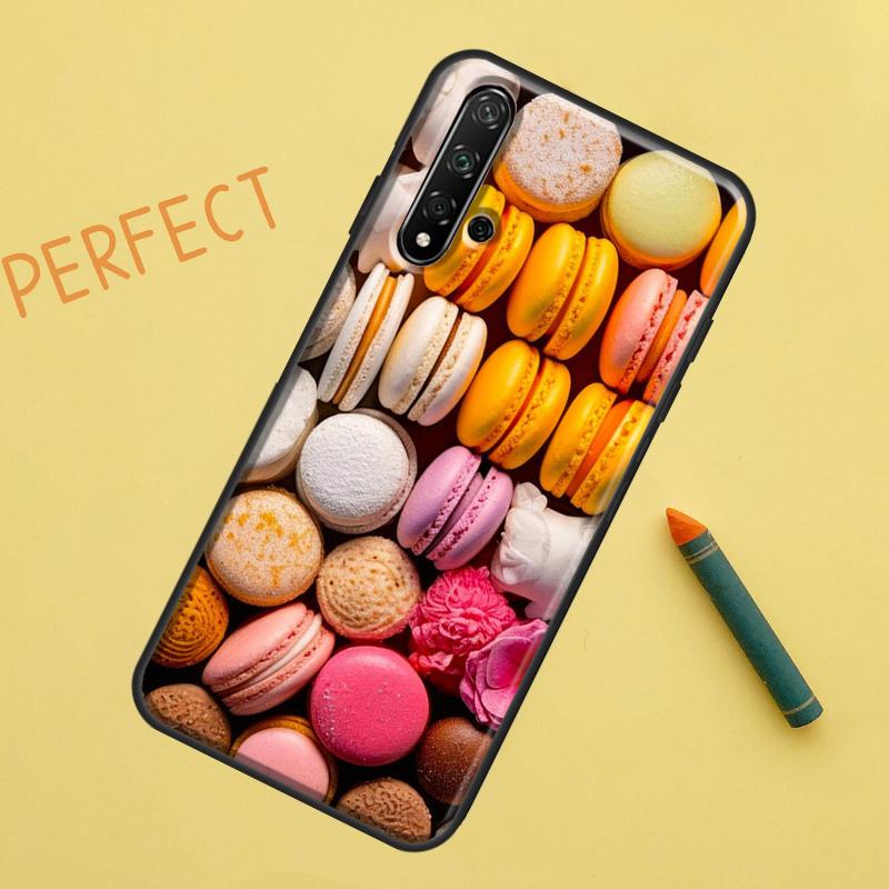 

Десерт Мороженое Макарон Еда Для Huawei Nova Y91 Y70 Y72 Y73 Y60 Y90 Y61 8i 7i 11i 12i 12s 9 10 SE P20 P30 P40 Lite Чехол Huawei Nova 3i
