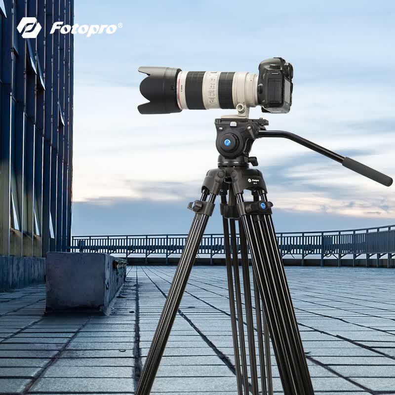 Fotopro FV888 Professional Aluminum Video Tripod Kit