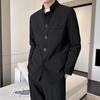 Chinese Style Stand Collar Suit Casual Suit For Men Tunic Suit Complete Set