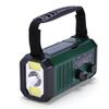 LED Emergency Radio AM/FM/WB 10000mAh Emergency Power Bank Flashlight Reading Lamp Solar Radio Charger Type-C Charging SOS Alarm