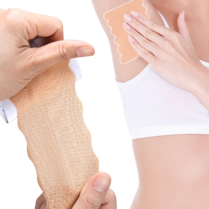 10 Pieces Invisible Underarm Sweat Absorbing Pads Disposable Adhesive Liners For Daily Use Sports Activities
