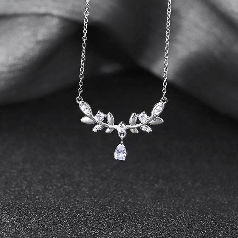 

Ожерелье Laurel Muse, Женский нишевый дизайн, высокая чувственность, подвеска Mori Wheat Ear, темперамент, ключичная цепочка, ювелирные изделия