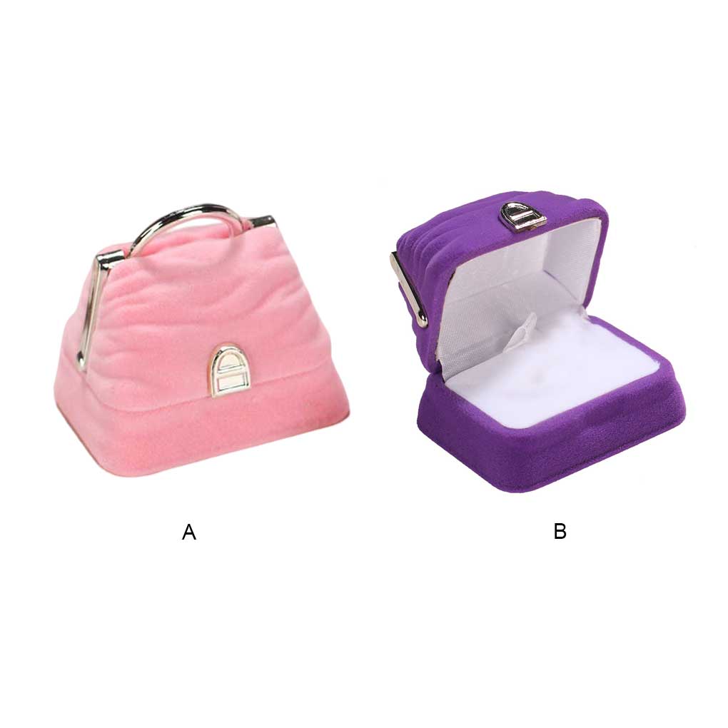 Jewelry Box Earrings Ring Storage Organizer Home Travel Necklace Decorative Display Case Management Packaging Holder