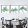 Pittura su Tela Nordica Foglie di Piante Trasparenti Fiori Stile Moderno e Semplice Per Soggiorno Cucina Camera da Letto Corridoio