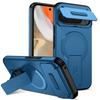Custodia a Staffa Corazzata Resistente con Copri Fotocamera Scorrevole Per Google Pixel 10 9 Pro XL 9A Per Supporto di Ricarica Magnetica Magsafe