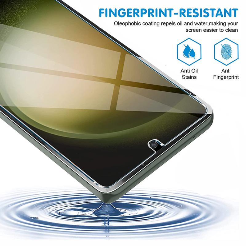 2Pcs Tempered Glass For Samsung Galaxy S24 Ultra S23 S22 S21 Plus S23+ S22+ S21+ 5G Screen Protector Finger ID Support 0.18mm