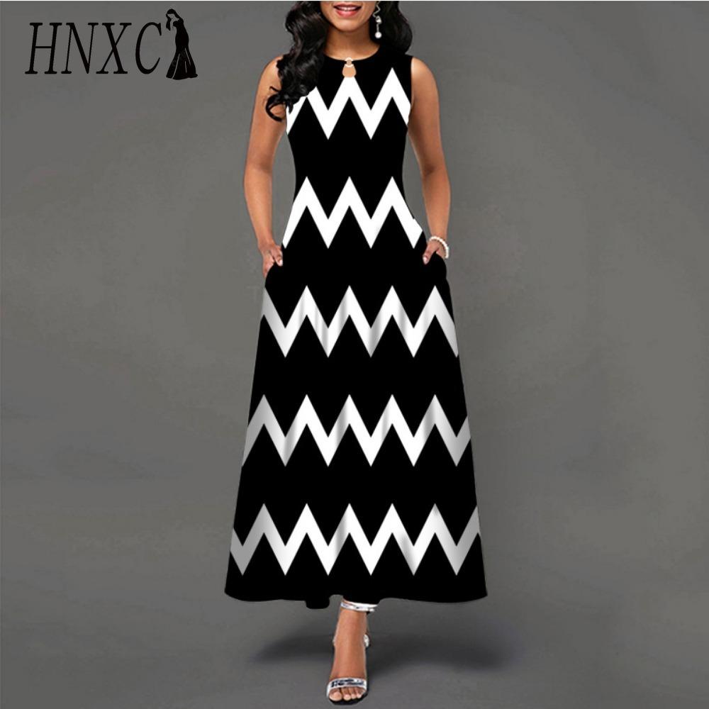 HNXC 48 barev Nové dámské volné vintage květinové volánové šaty Befree šaty Velká letní párty Tílka Elegantní maxi šaty