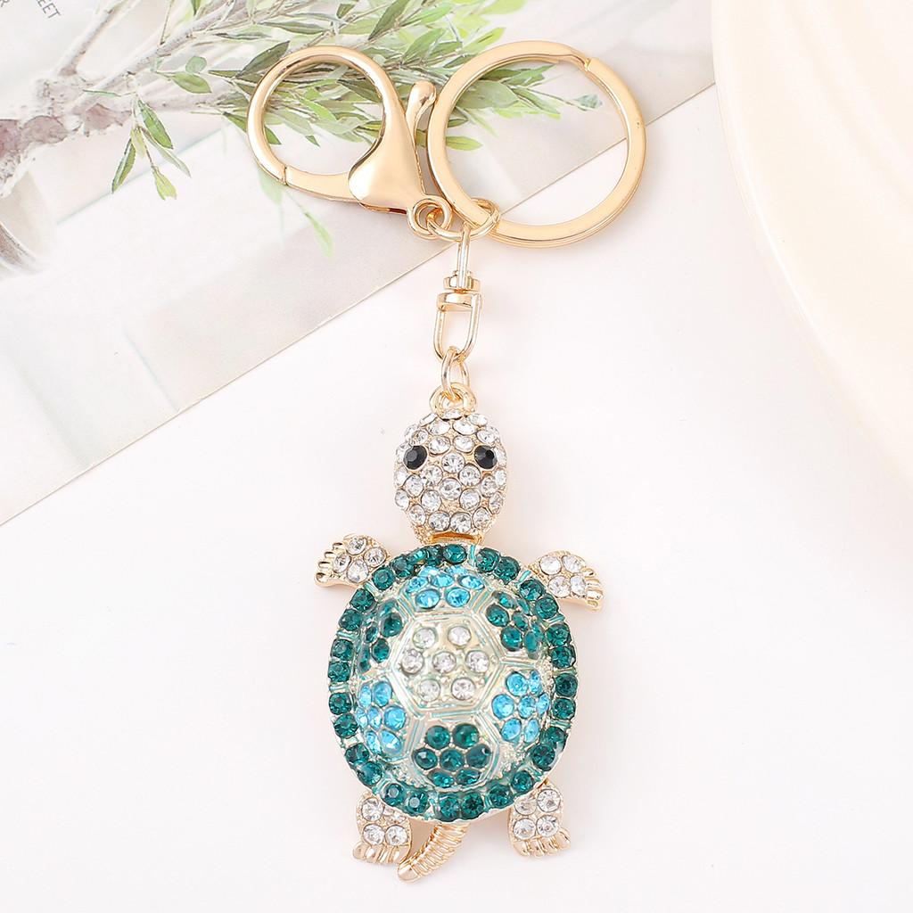 

Сплав Разноцветная Черепаха Брелок Подвеска Животное Украшение для Рюкзака Подарок Детям синий