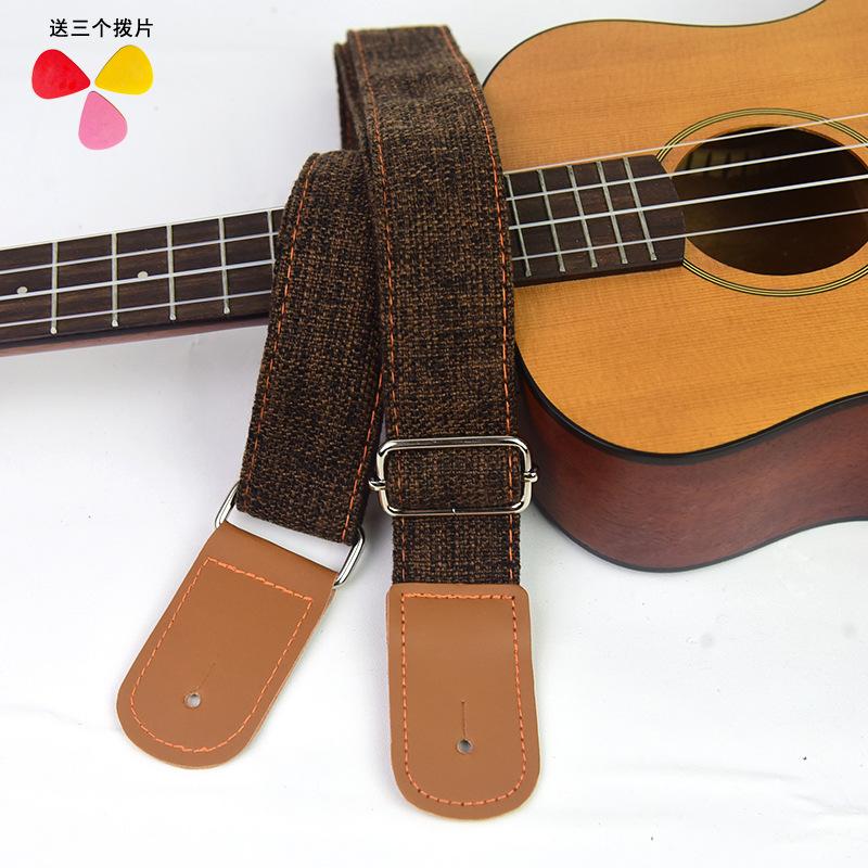 Ukulele Strap Woven Thickened Children's Crossbody Ukulele Strap Special Shoulder Strap for Ukulele