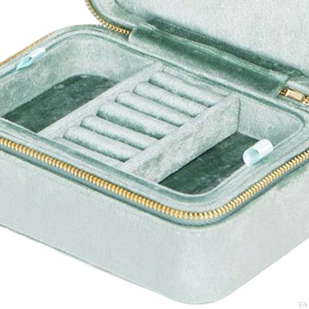 Organizer Box, Container Gift Portable Travel Case Display Er for Necklaces Earring Birthdays
