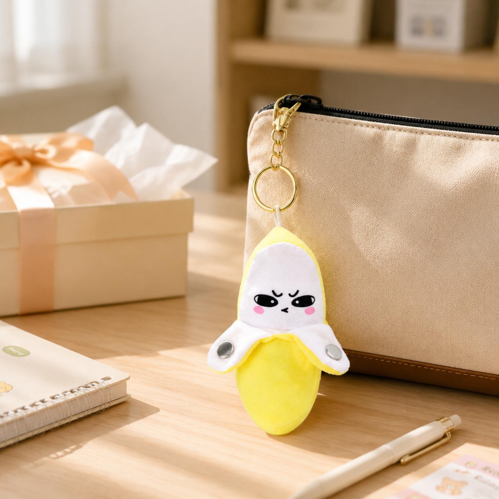 Plush Toy Musical Instrument with Human Body Sensor Soft Stuffed Animal Keychain for Interactive Play and Sensory Stimulation One Size