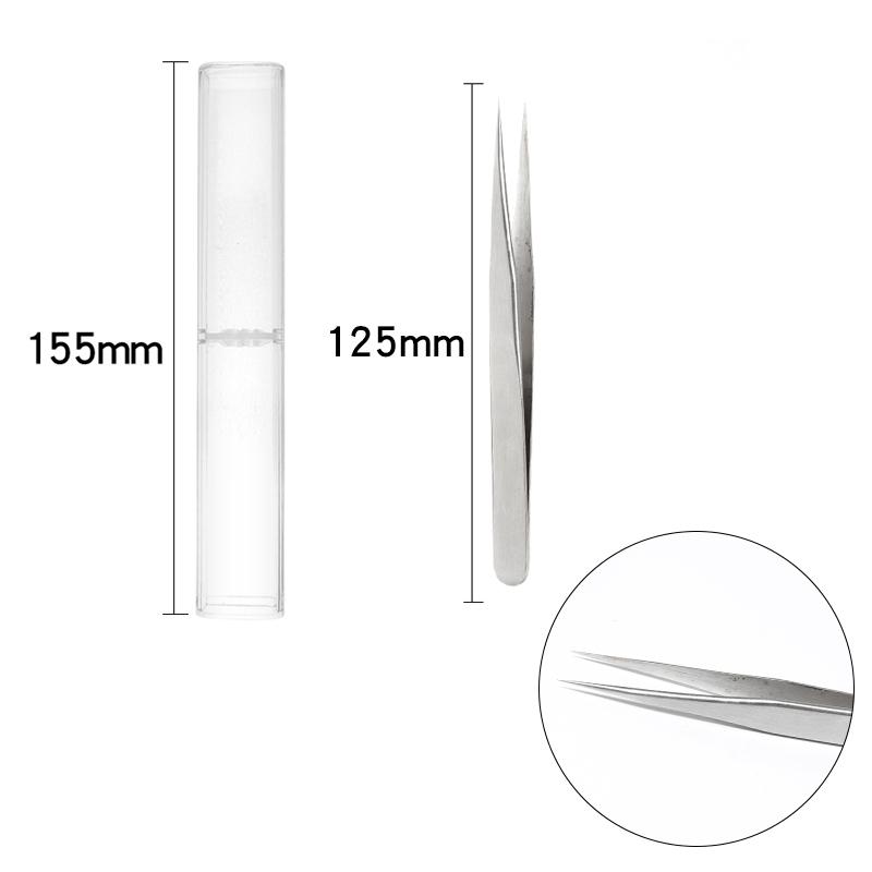 Multiple Styles Stainless Steel Tweezers Straight Curved Tweezers For Jewelry Making Jewelry Tools Jewelry Sewing Accessories