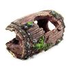 Aquarium Fish Tank Barrel Resin Ornament Cave Landscaping Furnishing Decoration