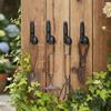 Cast Iron Hook Strong High Load-bearing Not Easy Loosen or Deform for Home Garden Wall Hanging Decorative Coat Hooks