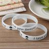 1/5/10pcs Cuff Shine Jewelry Silica Gel Silicone Bracelet Luminous Wristband Rubber Bangle