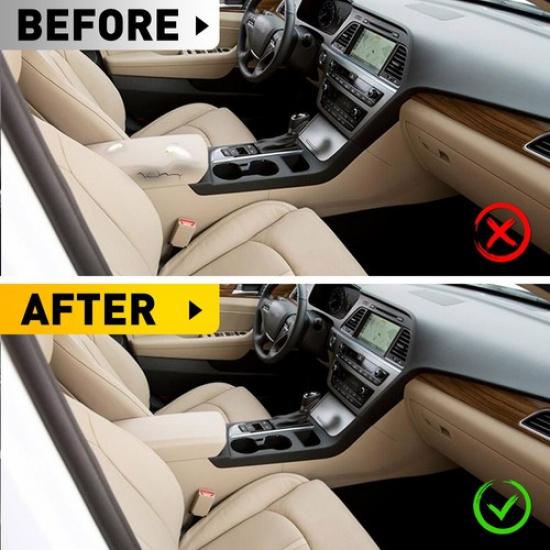 For 2015-2019 Hyundai Sonata Center Console Armrest Lid Armrest Cover Skin Beige