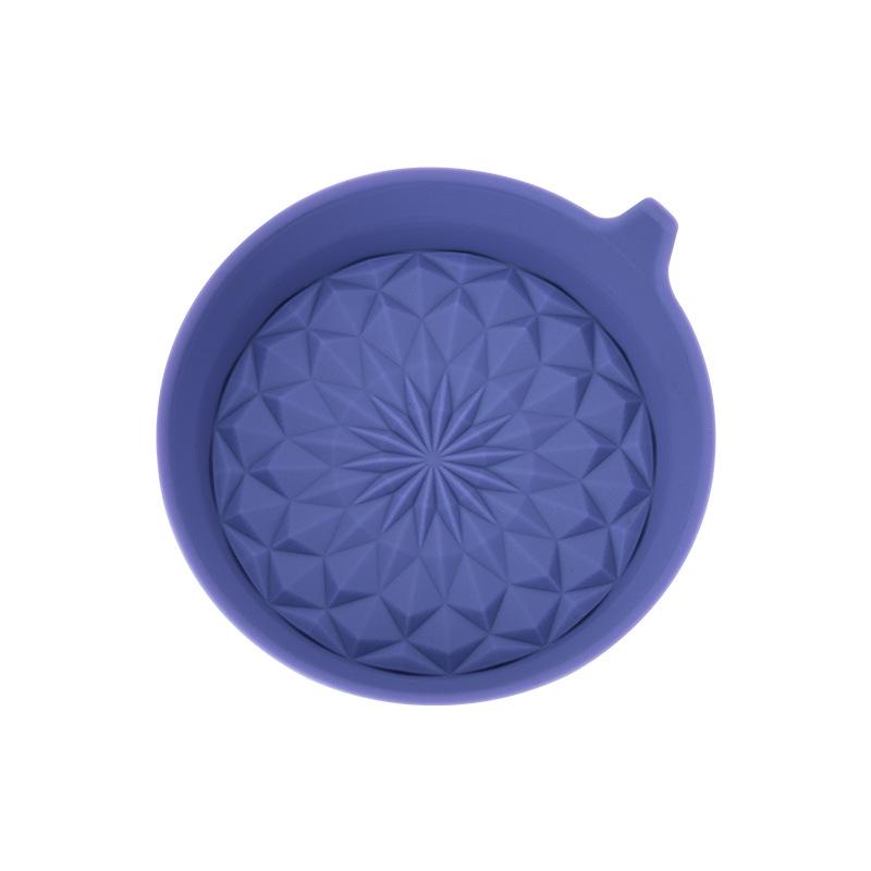 Silicone Rhombus Car Cup Holder Mat: Non-Slip and Heat-Resistant Coaster