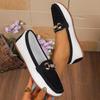 Spring 2025 New Women Flats Shoes Round Head Low Heel Chain Shoes Female Casual Comfortable Loafers Retro Outdoor Sneakers Women