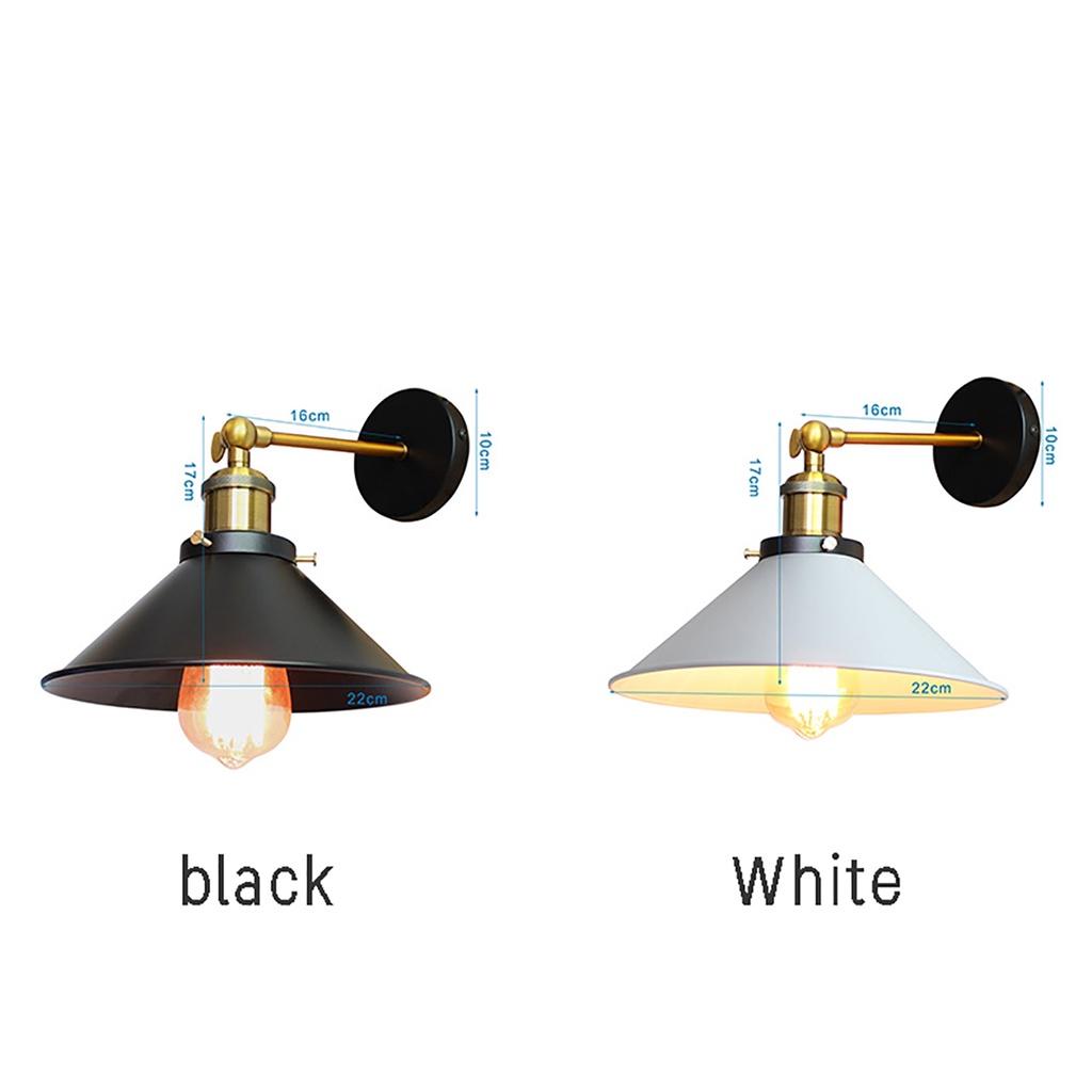 Vintage Loft LED Wandlampe für Zuhause Industrielle Dekoration Retro Badezimmerbeleuchtung Eisenlampe 22CM E27 Edison Wandleuchten