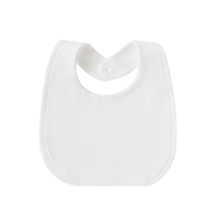 Newborn Baby Bibs Pure Cotton Double Layer Drool Bibs High Absorbency Burp Cloths For Infants Toddlers Soft Skin Friendly