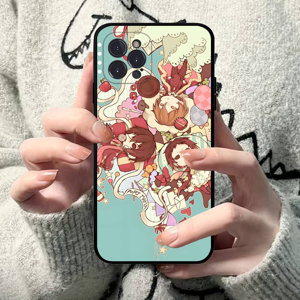 Bungo Stray Dogs Anime Phone Case For iPhone 16 15 14 13 12 Mini 11 Pro XS Max X XR SE 6 7 8 Plus Soft Silicone Cover